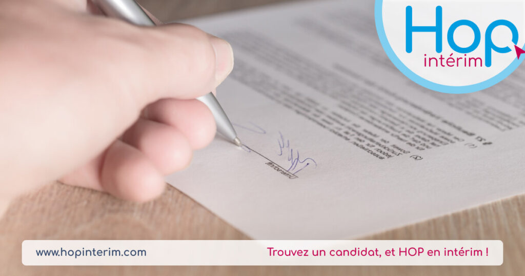 contrat interim